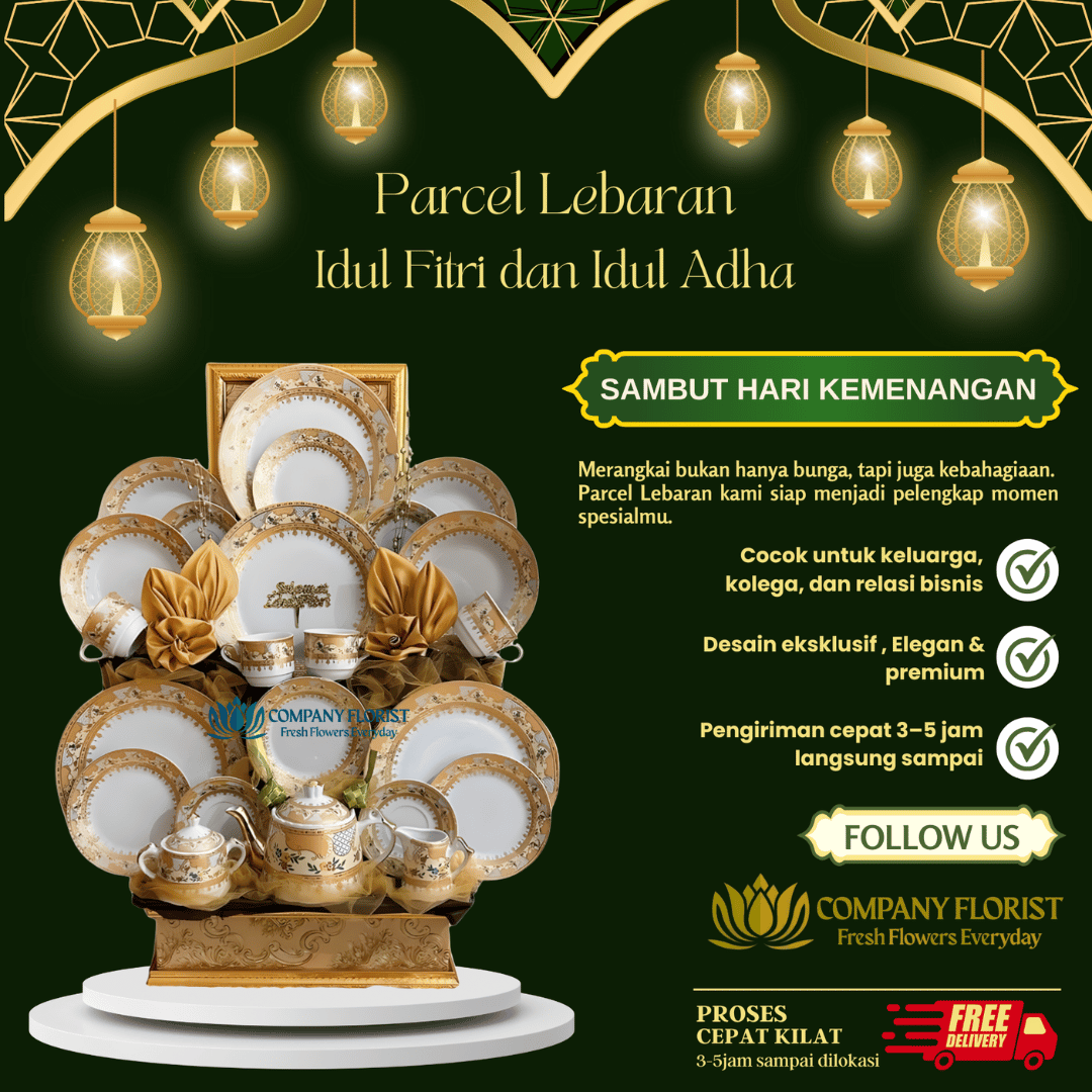 Parcel Lebaran Set Peralatan Makan Cantik